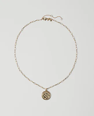 Ann Taylor Textured Pendant Necklace