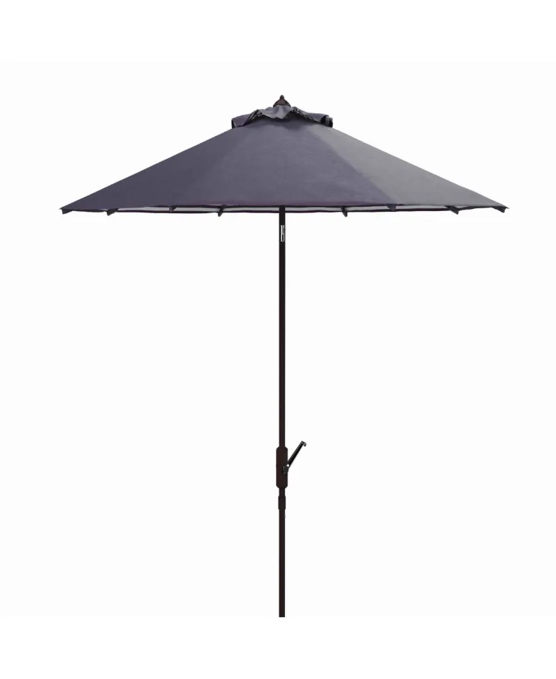 Athens 11' Crank Umbrella - Navy, White