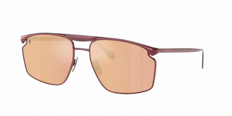 FERRARI Man Sunglasses FH1017  -  Frame color: Bordeaux, Lens color: Mirror Rose Gold