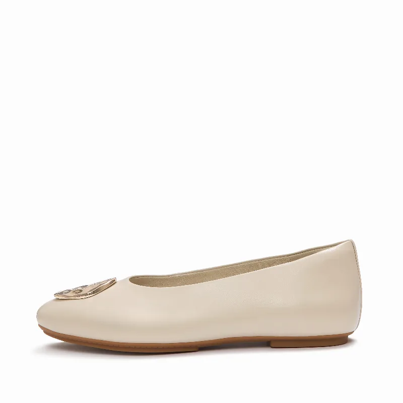 DELICATO Leather Ballerinas