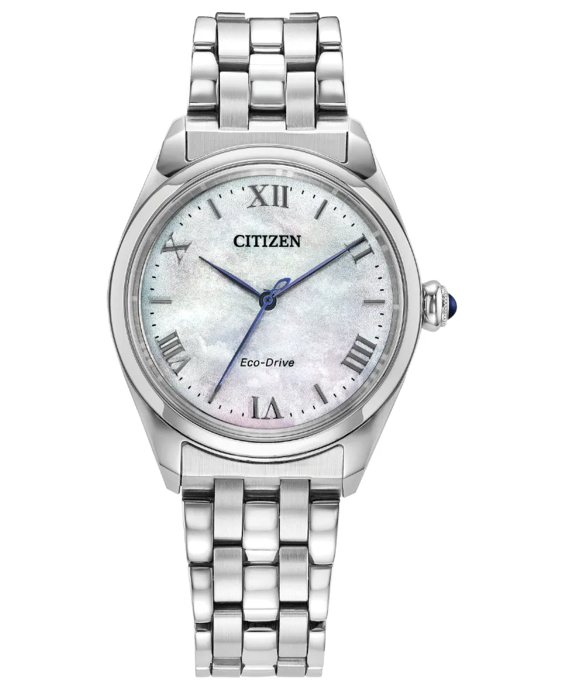 Citizen Women's Classic Silver-Tone Stainless Steel Bracelet Watch, 33mm - Silver-tone