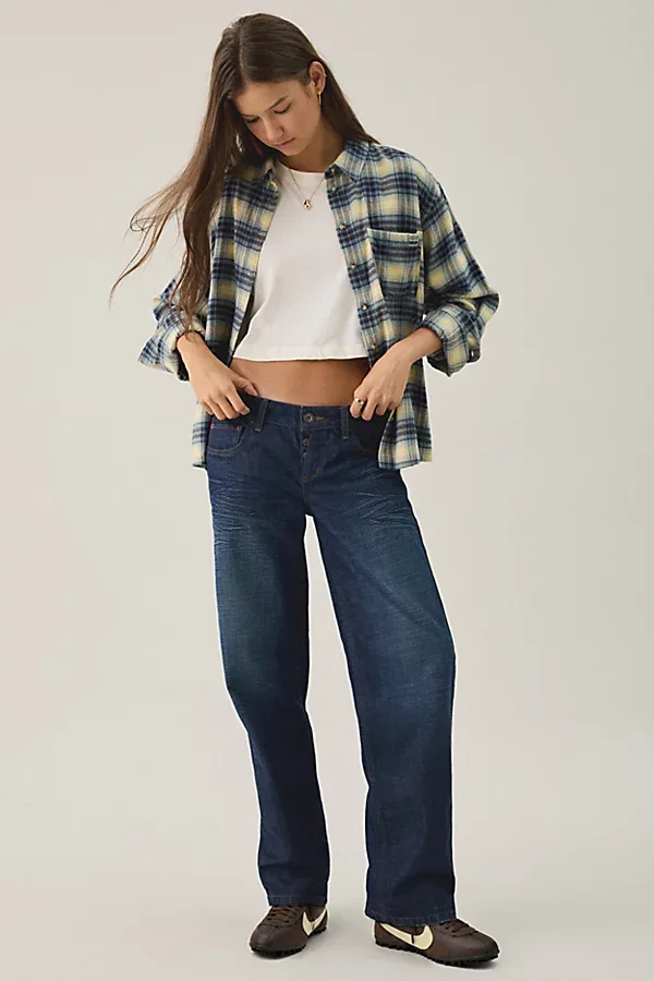 BDG Alto Ultimate Low-Rise Straight Jeans in Rinse, Women's at Urban Outfitters