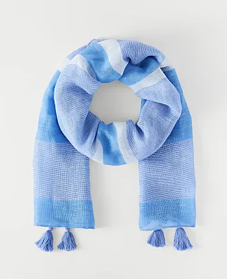 Ann Taylor Weekend Striped Scarf