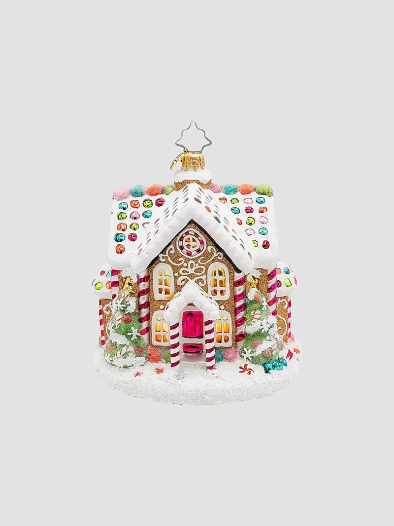 Christopher Radko Sweet Treat House Glass Ornament