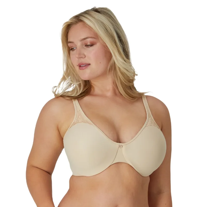 Bali Women's Passion for Comfort Seamless Underwire Minimizer Bra 3385 - Soft Taupe (Nude 4)