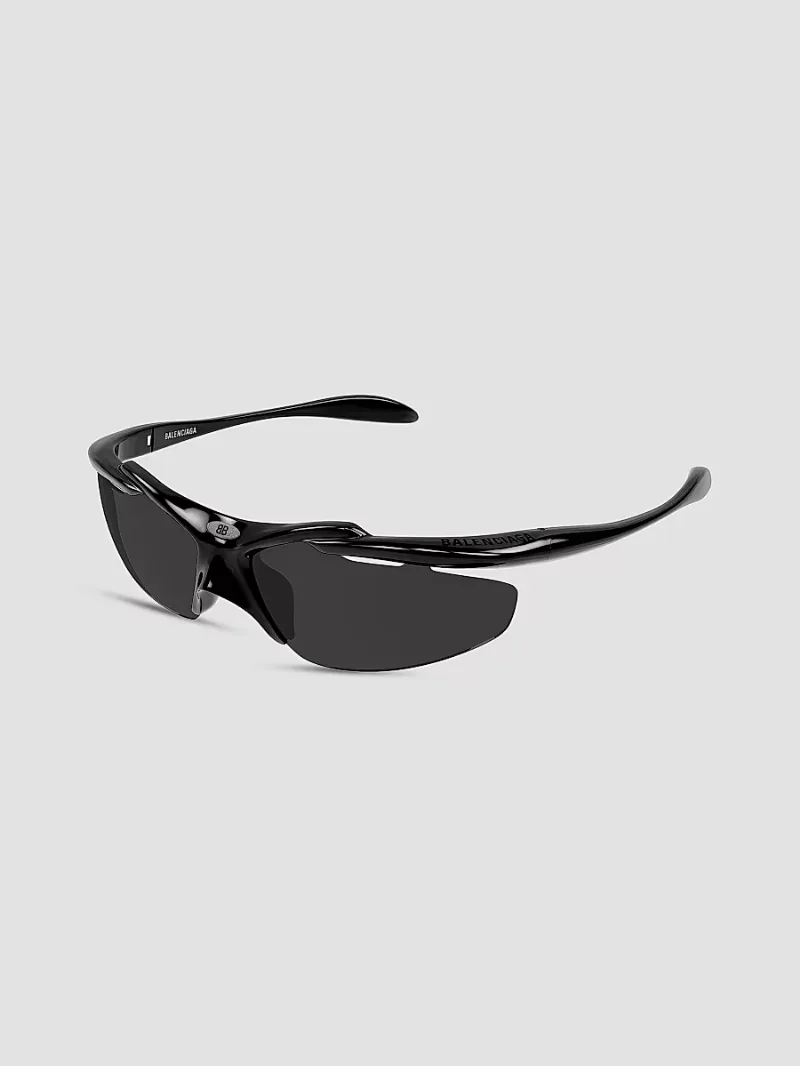 Balenciaga Men's Turbo Directional Sunglasses - Black