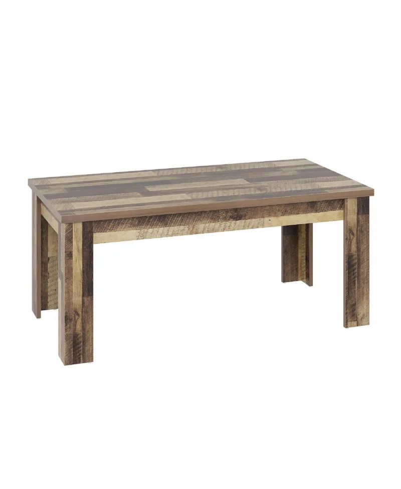 gaomon 63" Dining Table for 4-6, Farmhouse Wood Kitchen Table with 4 Strong Legs, Large Thick Tabletop - Brown