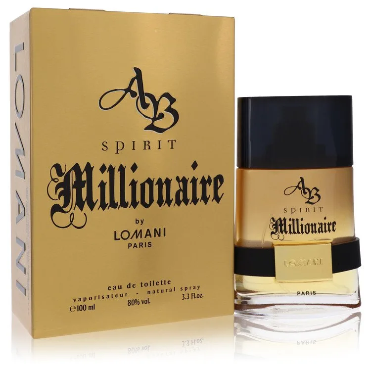 Spirit Millionaire Cologne by Lomani 3.3 oz EDT Spray for Men
