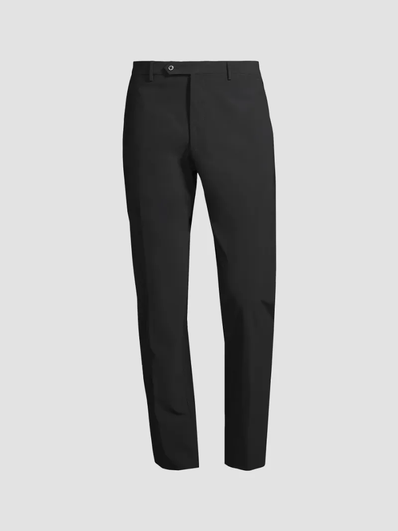 Zanella Men's Noah Flat-Front Pants - Black - Size 32