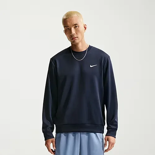 Nike Mens Crew Neck Long Sleeve Sweatshirt, Large, Blue