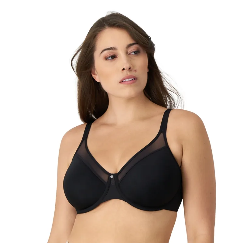 Bali Women's One Smooth U Ultra Light Shaping Underwire Bra 3439 - Black