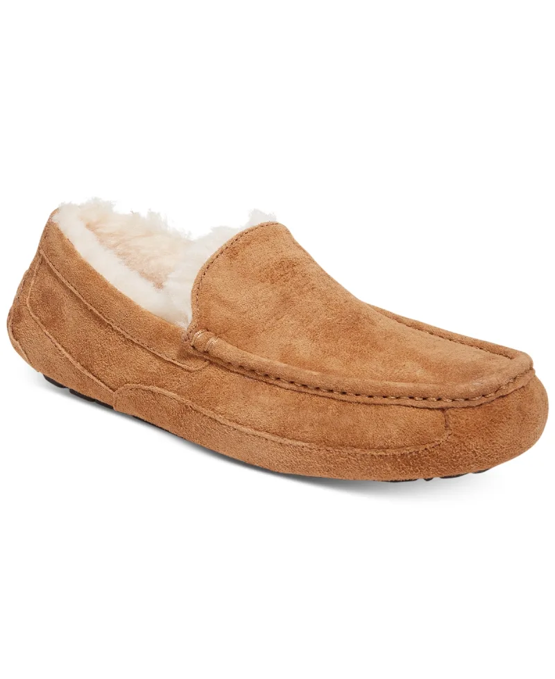 Ugg Men's Ascot Moccasin Slippers - Chestnut