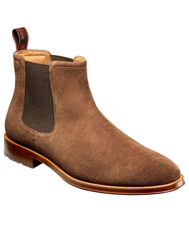 Florsheim Men's Rucci Suede Round-Toe Lugged-Sole Chelsea Boots - Brown Suede