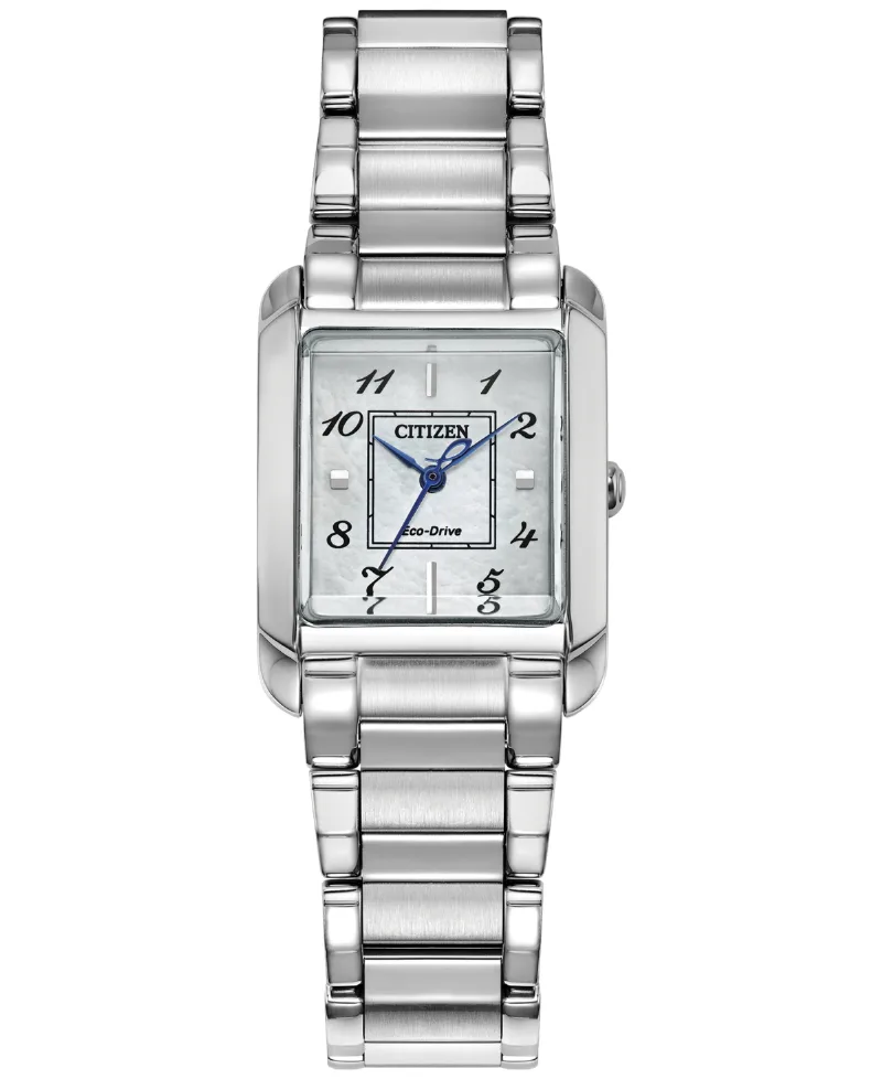 Citizen Eco-Drive Women's Bianca Stainless Steel Bracelet Watch 28mm - Silver-tone