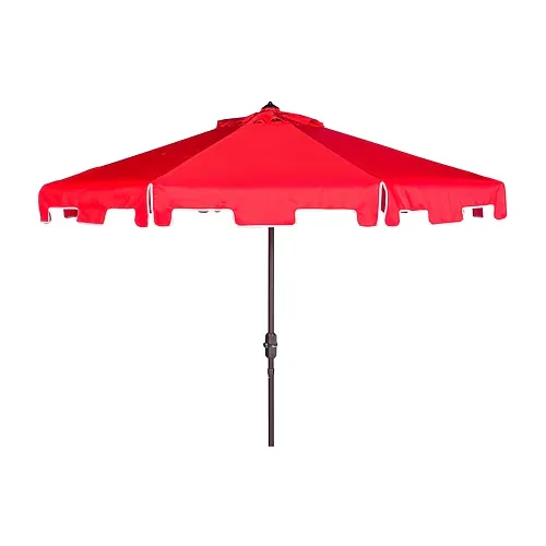 Safavieh Zimmerman Collection Patio Umbrella, One Size, Red