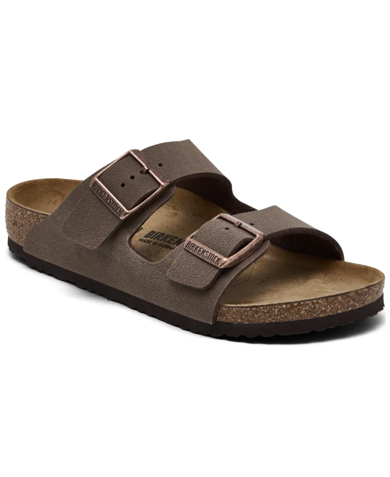Birkenstock Little Kids Arizona Birkibuc Sandals from Finish Line - Mocha