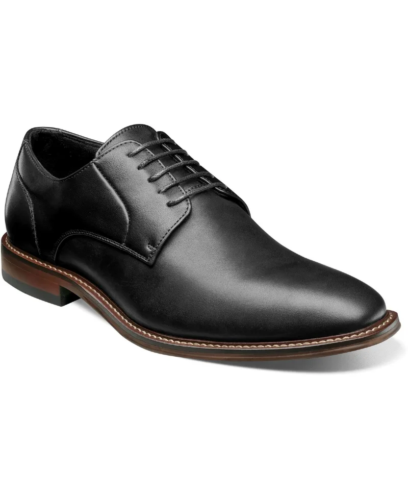Stacy Adams Men's Marlton Plain Toe Oxford Shoes - Black