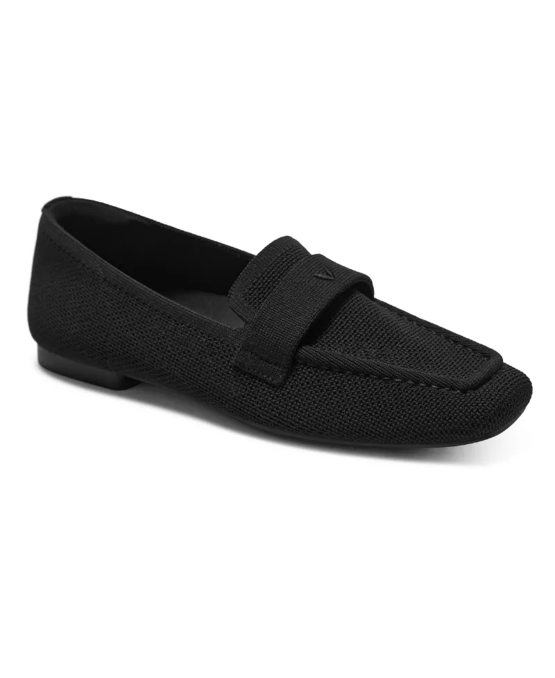 Vivaia Women's Silvie Square-Toe Icon Loafers - Black boned