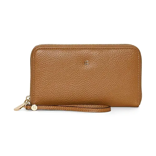 Liz Claiborne Erica Womens Zip Around Wallet, One Size, Brown
