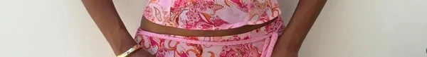 Tipsy Midi Skirt Pink Paisley