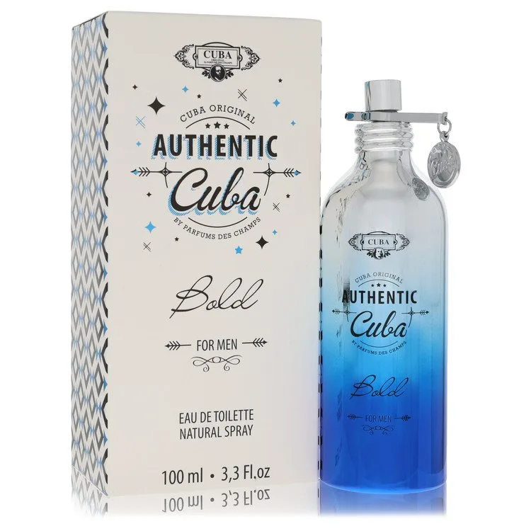Cuba Authentic Bold Cologne by Fragluxe 3.3 oz EDT Spray for Men