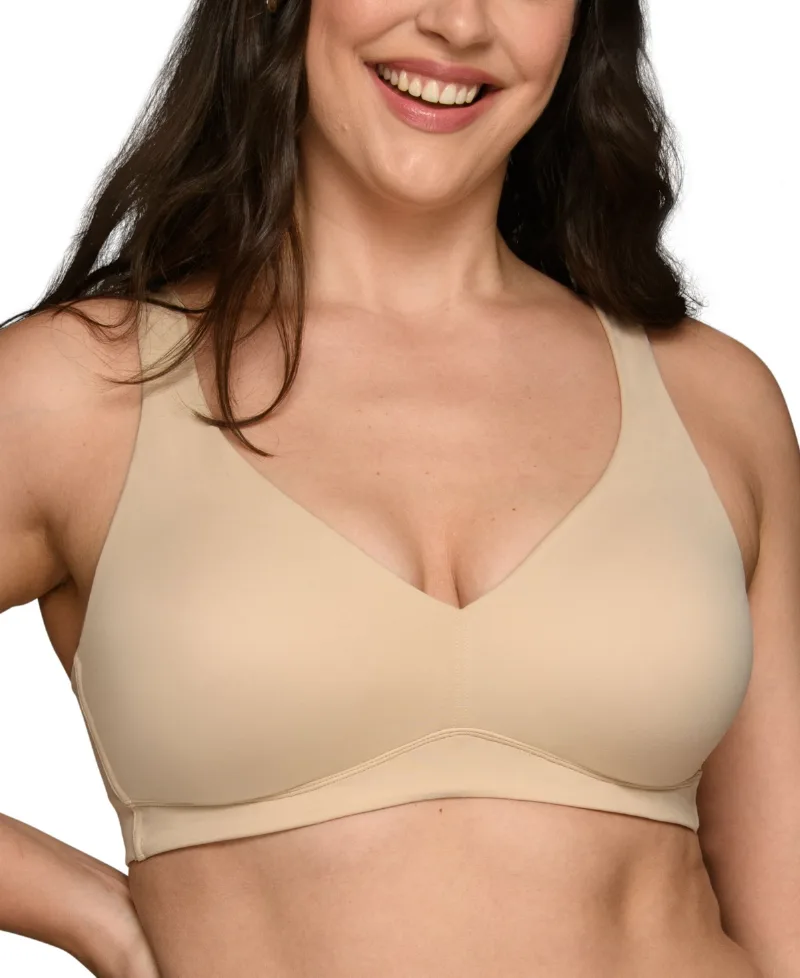 Vanity Fair Women's Beauty Back Simple Size with Lift Bra 72164 - Damask Neutral