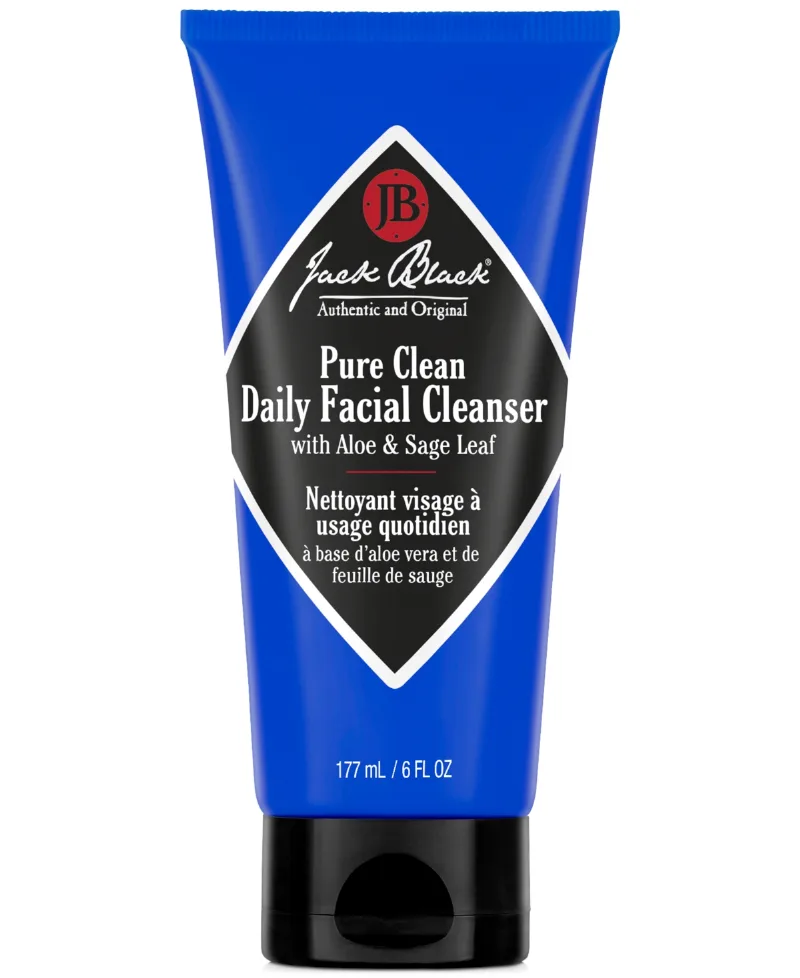 Jack Black Pure Clean Daily Facial Cleanser, 6 oz.