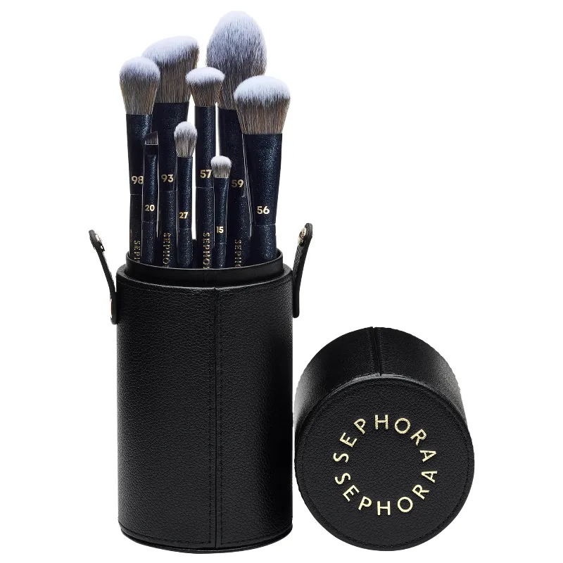 SEPHORA COLLECTION 8-Piece Pro Face and Eye Brush Set