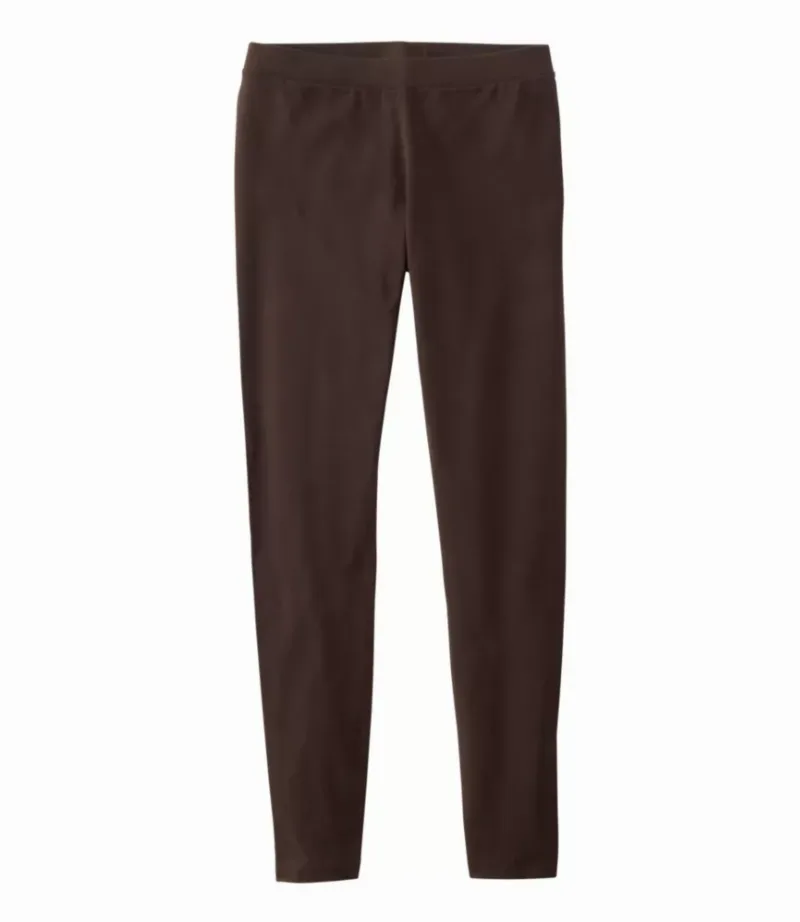 L.L.Bean Women's Perfect Fit Pants, Leggings Coffee Bean 3X, Cotton L. L.Bean