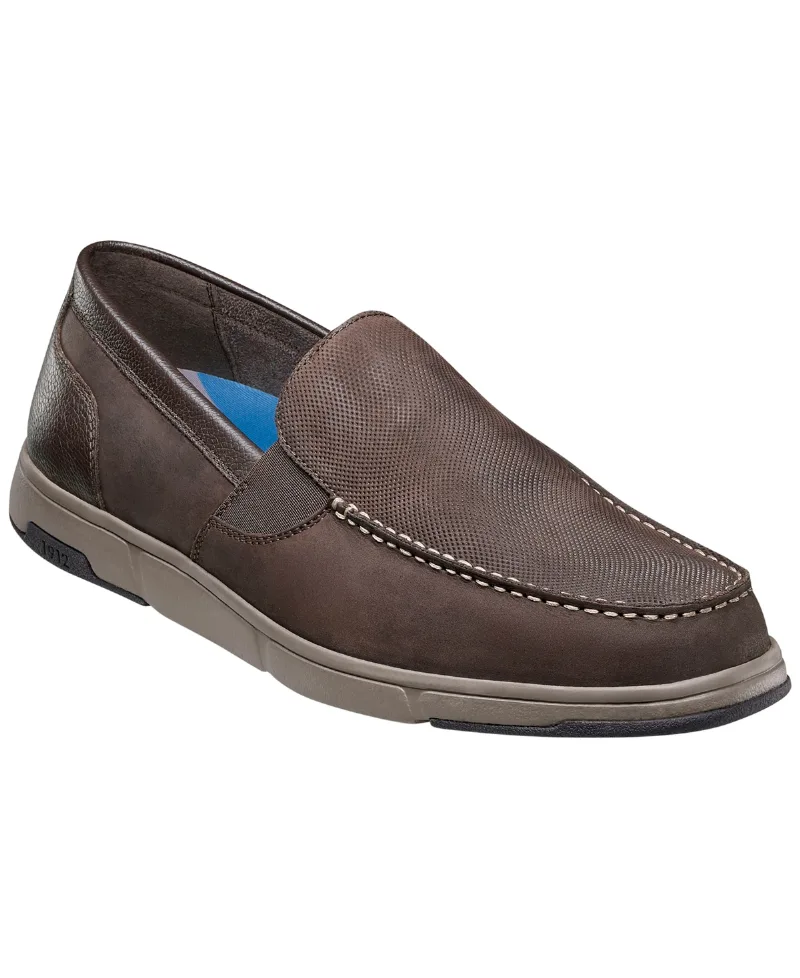 Nunn Bush Men's Luca Moc-Toe Venetian Shoes - Brown