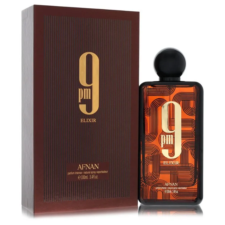 Afnan 9pm Elixir Intense Cologne 3.4 oz Parfum Intense Spray (Unisex) for Men