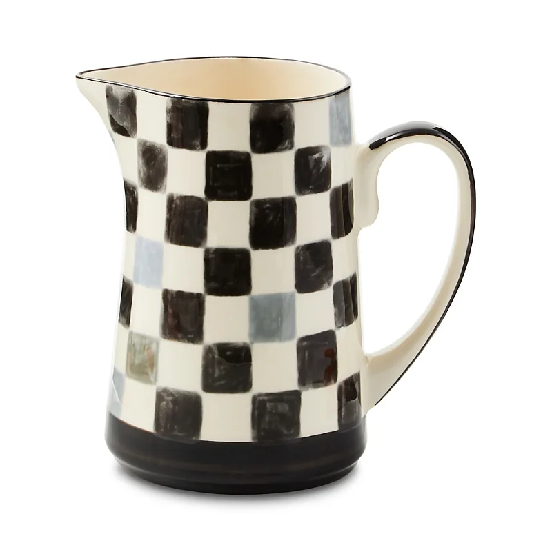 Mackenzie-Childs Check Pitcher