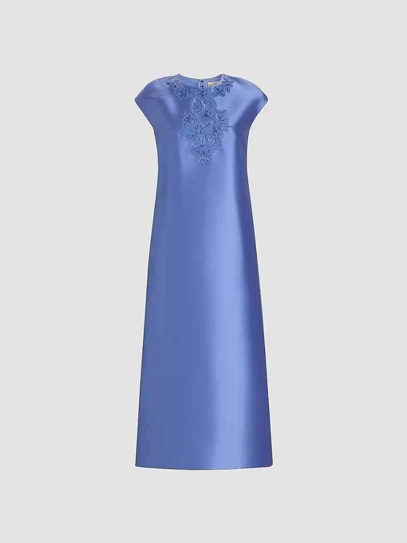 SACHIN BABI Women's Gwendolyn Stretch Mikado Shift Cocktail Dress - Cornflower - Size 0