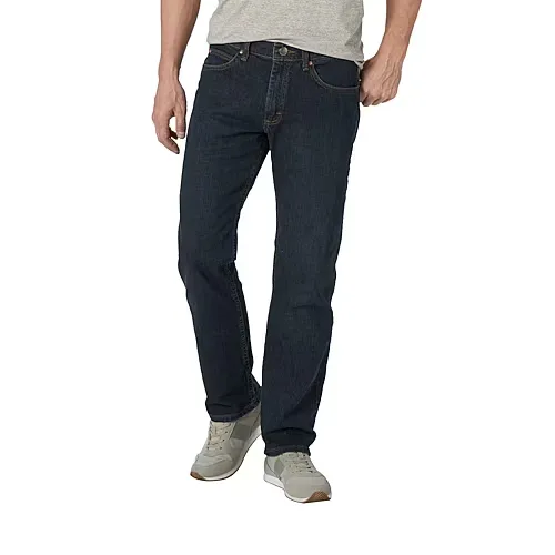 Lee Men's Legendary Regular Fit Straight Jean, 33 30, Blue
