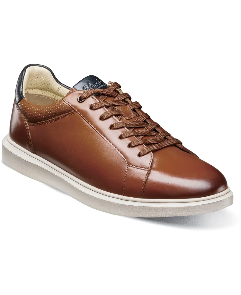 Florsheim Men's Social Lace to Toe Sneaker - Cognac Multi