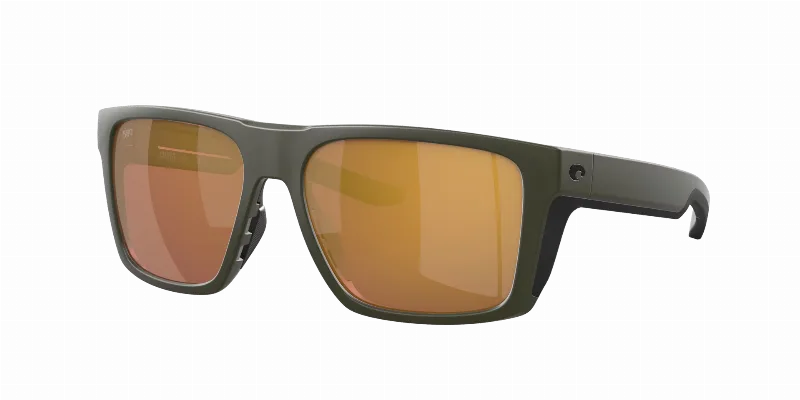 COSTA Man Sunglasses Lido  -  Frame color: Matte Olive, Lens color: Gold Mirror