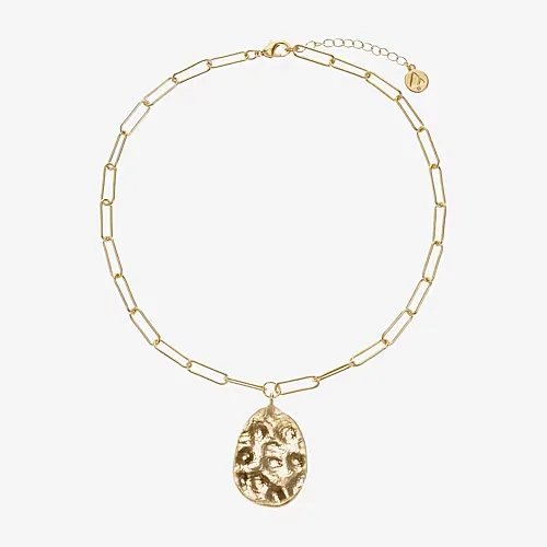 Liz Claiborne Womens 17 Inch Pendant Necklace, One Size, Yellow