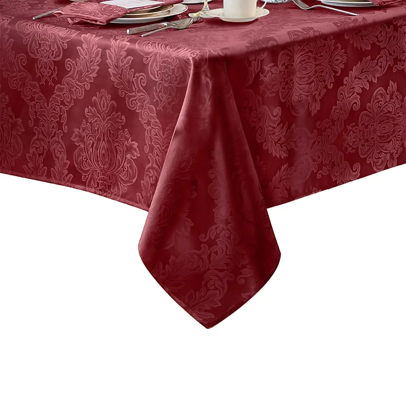 Elrene Barcelona Jacquard Damask Oblong Tablecloth, 120 x 60