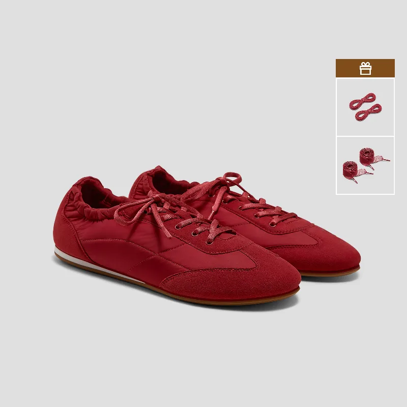 VIVAIA Jogger Re-Nylon Sneakerina (Yancy)|BRICK RED|US 9