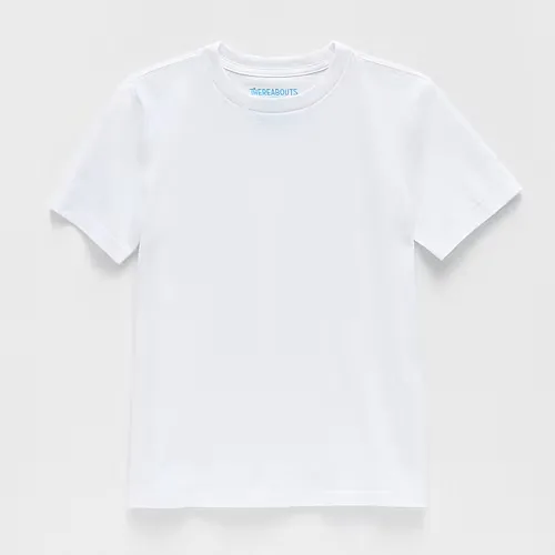 Thereabouts Little & Big Kid Boys Crew Neck Short Sleeve T-Shirt, Xxl (22) Husky, White