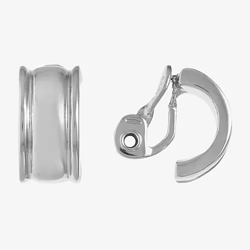 Monet Jewelry Womens Clip On Earrings, One Size, Silver