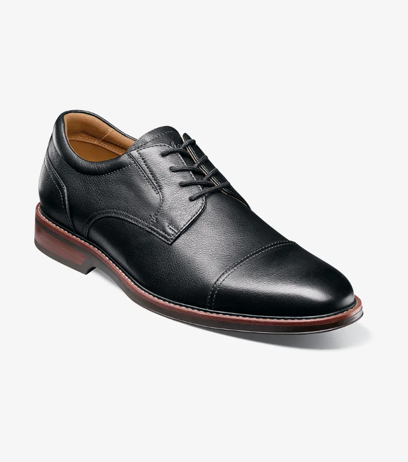 Florsheim Shoes Traveler Cap Toe Oxford Black Size 7