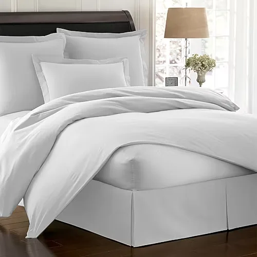 Smoothweave Tailored 14" Bed Skirt, One Size, White
