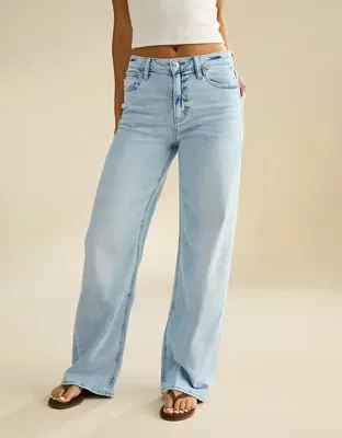 AE Super High-Waisted Baggy Wide-Leg Jean