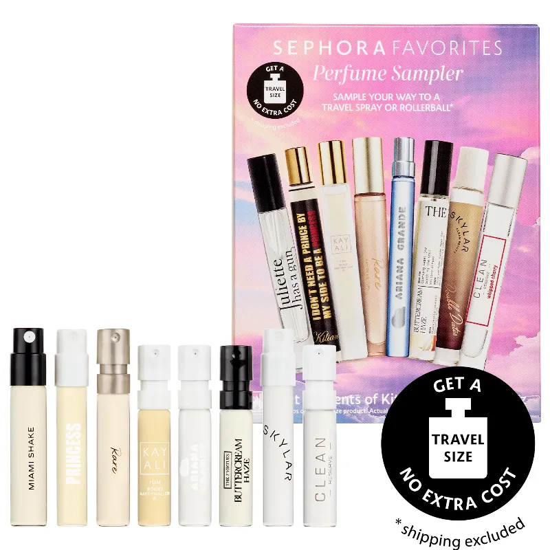 Sephora Favorites On‑The‑Go Fragrance Travel Spray Perfume Sampler Set w/ Redeemable Voucher