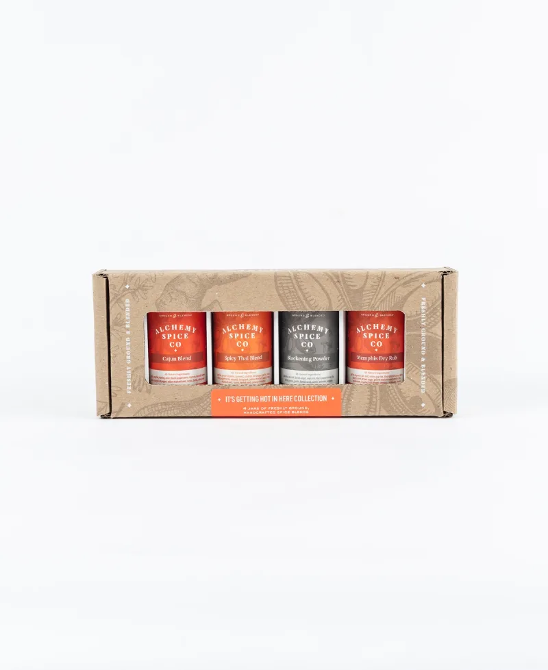 Alchemy Spice It's Getting Hot in Here Spice Blend Collection Gift Set, 4 Piece