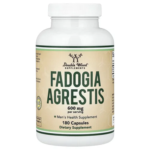 Double Wood Supplements, Fadogia Agrestis, 180 Capsules (300 mg per Capsule)