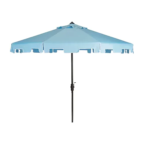 Safavieh Zimmerman Collection Patio Umbrella, One Size, Blue