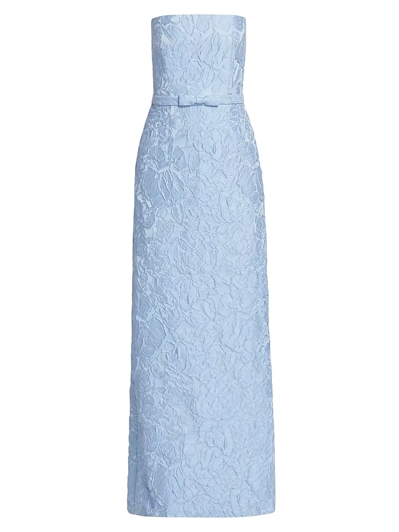 Women's Sophia Strapless Gown - Ice Blue - Size 8