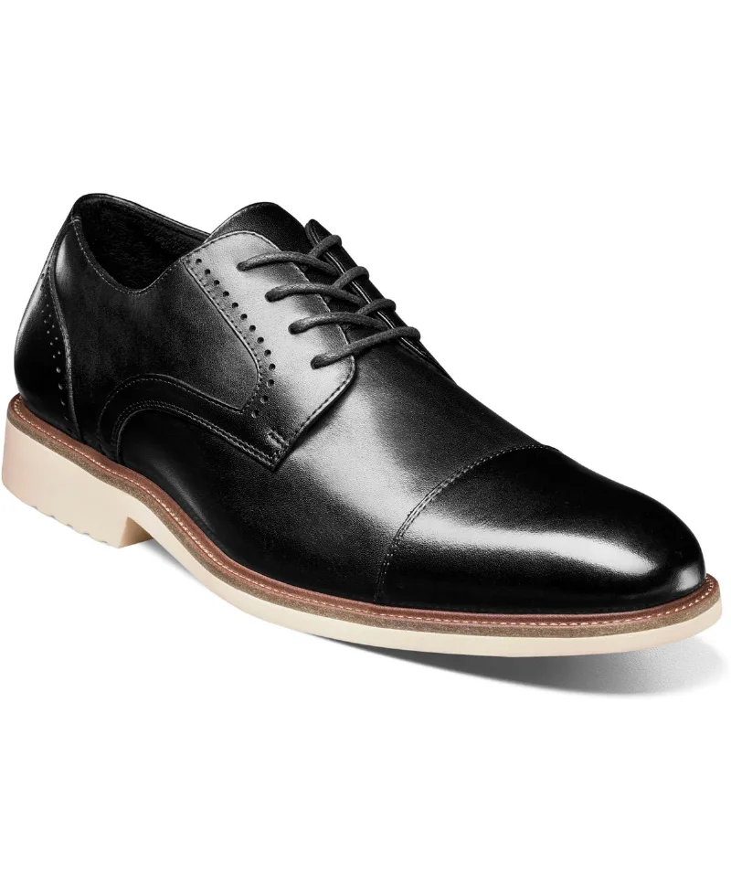 Stacy Adams Men's Wesbridge Cap Toe Lace Shoe - Black
